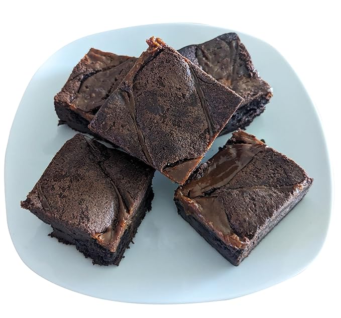 Ruth’s Caramel Swirl Extra Fudgy Brownies 1 Dozen – Gourmet Baked Treats | Delicious Gift with The Finest Ingredients | Guaranteed to Arrive Fresh