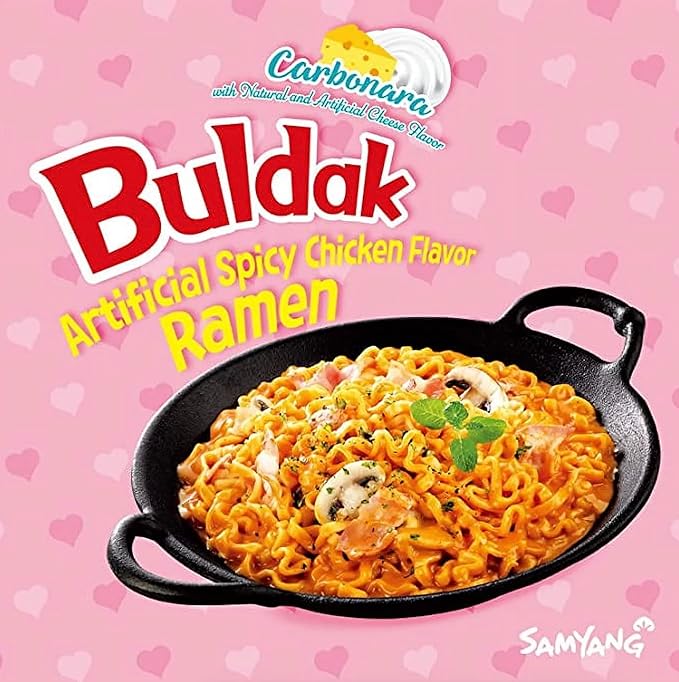 KF GOODIES Korean Ramen Variety Pack Gift Box (20 Count) – Spicy Buldak Noodle Assortment for Birthdays, College Care Packages, Office Snacks, and Gift Baskets