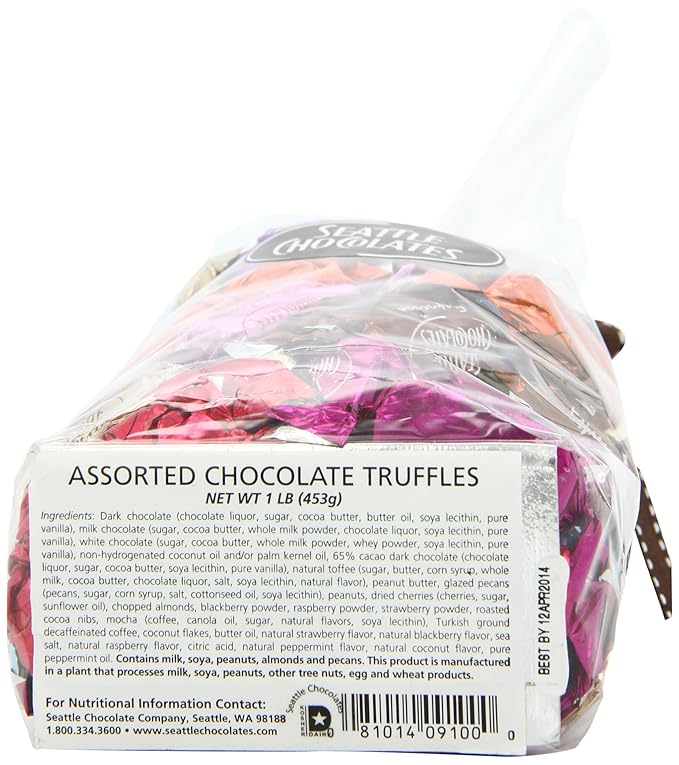 Seattle Chocolates Gift Bag, Assorted, 1-Pound