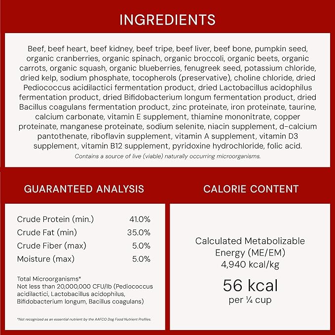 Stella & Chewy's Freeze-Dried Raw Beef Meal Mixers- Dog Food Topper and Mixer - Made with 95% Grass-Fed Beef, Organs & Bone - Perfect for Picky Eaters - Grain-Free - 35 oz
