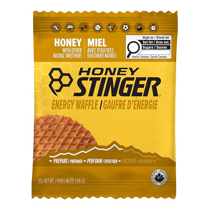 Honey Stinger Organic Mini Honey Waffles | Energy Stroopwafel for Exercise, Endurance and Performance | Sports Nutrition for Home & Gym, Pre and Post Workout | 1 Bag, 5.3 Ounce (Pack of 2)