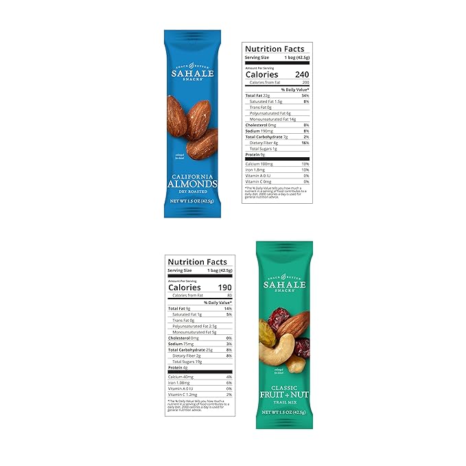 Sahale Snacks Glazed Nut Mix Variety Pack, 1.5 Ounces (Pack of 12)