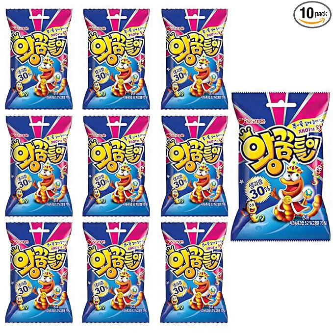 Orion Worm Jelly 67g(pack of 10) 왕꿈틀이