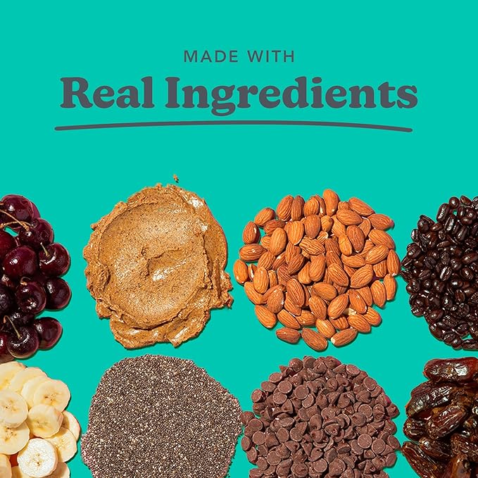 Love + Chew Superfood Soft Baked MINI Cookies, Mint Cacao Brownie Flavor, Plant Based Cookie Made With Almonds & Dark Chocolate for Kids and Adults, Vegan Snacks, Gluten Free, Paleo, Non GMO, 18 Pack