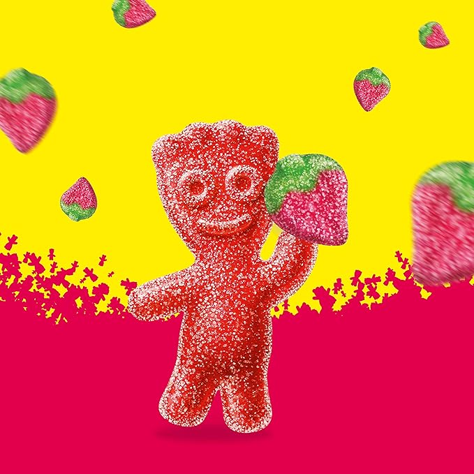 SOUR PATCH KIDS Strawberry Soft & Chewy Candy, Share Size, Bulk Candy, 12 - 12 oz Bags