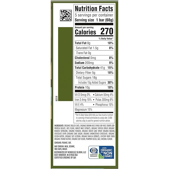 CLIF BAR - Energy Protein Bars - Trail Mix - Made with Organic Oats - Energy Bars - Non-GMO - (10 Pack)