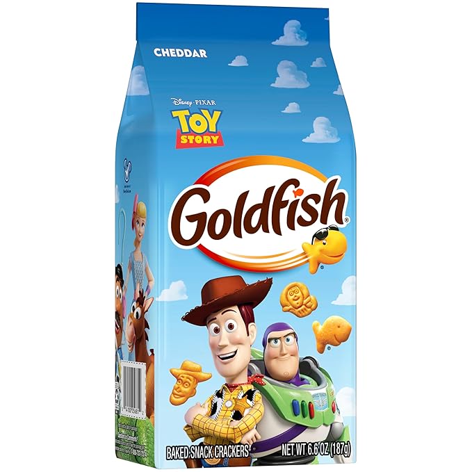 Goldfish Disney Pixar Toy Story Cheddar Cheese Crackers, 6.6 Oz Bag