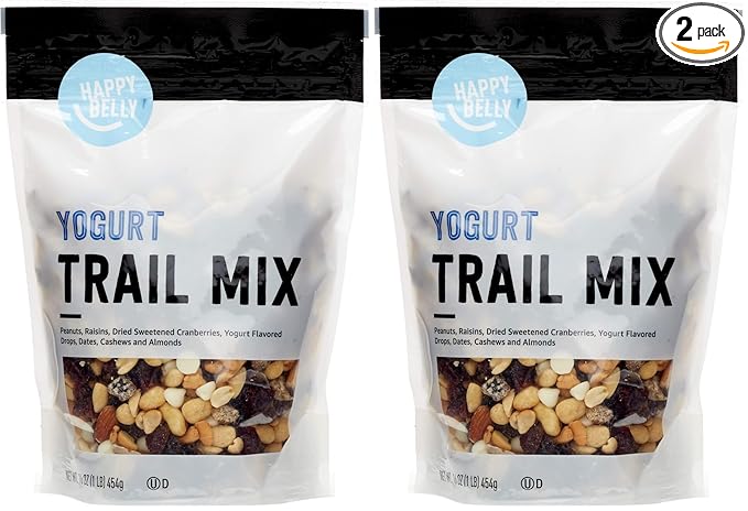 Happy Belly Yogurt Trail Mix | 1 Pound | Pack of 2 | Amazon Brand