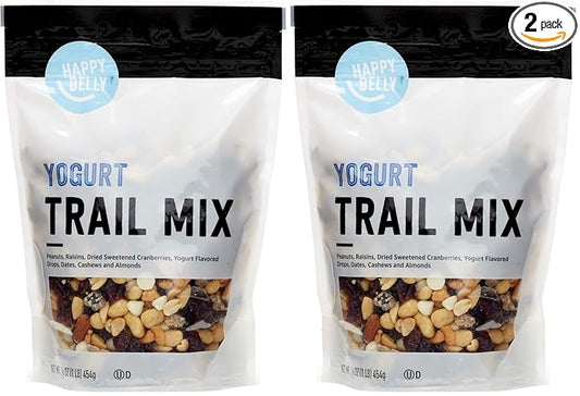 Happy Belly Yogurt Trail Mix | 1 Pound | Pack of 2 | Amazon Brand