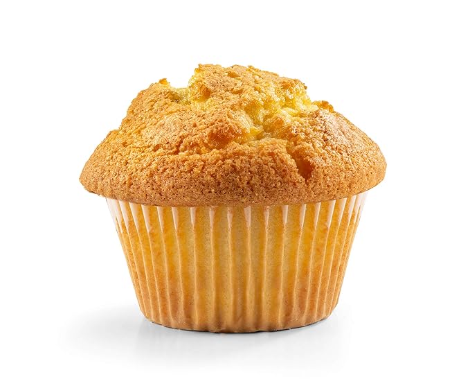 Fresh Bakery Muffins | Corn Muffins | 4 Individually Wrapped Muffins Included | Delicious Coffee Cake | 4 oz Per Muffin | Stern’s Bakery