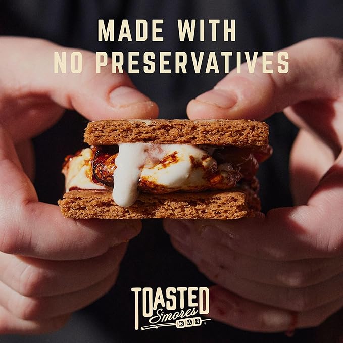 Toasted S'mores Bar Winter Mint Artisan S'mores Kit, Contains Dark Mint Chocolate Squares, Spiced Graham Crackers, and Vanilla Marshmallows, Pack of 4