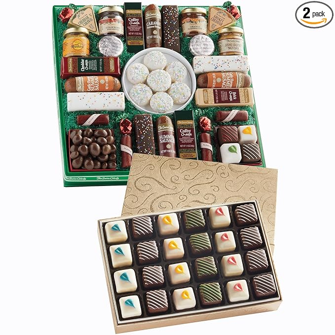 The Swiss Colony 27 Spring Favorites + 24 Petits Fours Gift Bundle