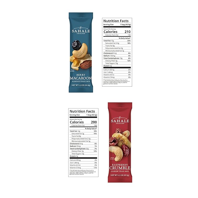Sahale Snacks Glazed Nut Mix Variety Pack, 1.5 Ounces (Pack of 12)