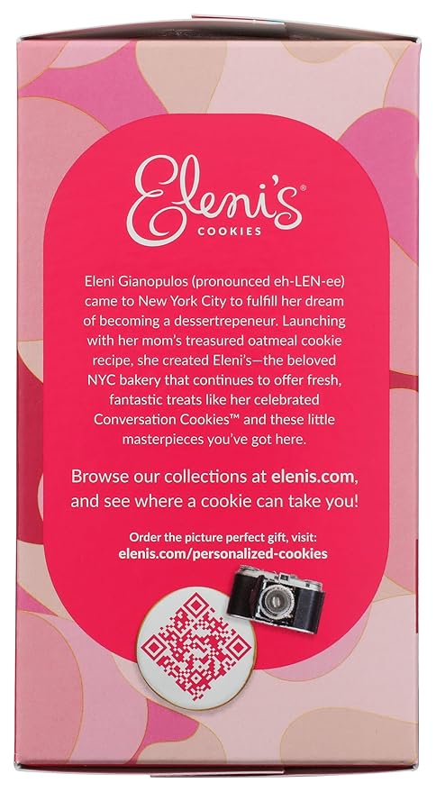 Eleni's New York Crisp Pink Sugar Cookie, 3.5 OZ