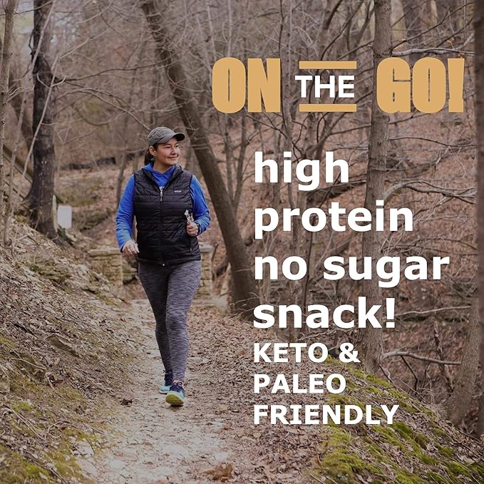Garlic, Sogo Snacks, Sugar Free Beef Jerky, Non-GMO Grass-fed Beef Sticks. No Nitrates, Gluten, Soy, MSG, Dairy, or Nuts. Paleo, Whole30, & Keto Snack (Garlic-ISR, 1-oz, 144 Cnt)