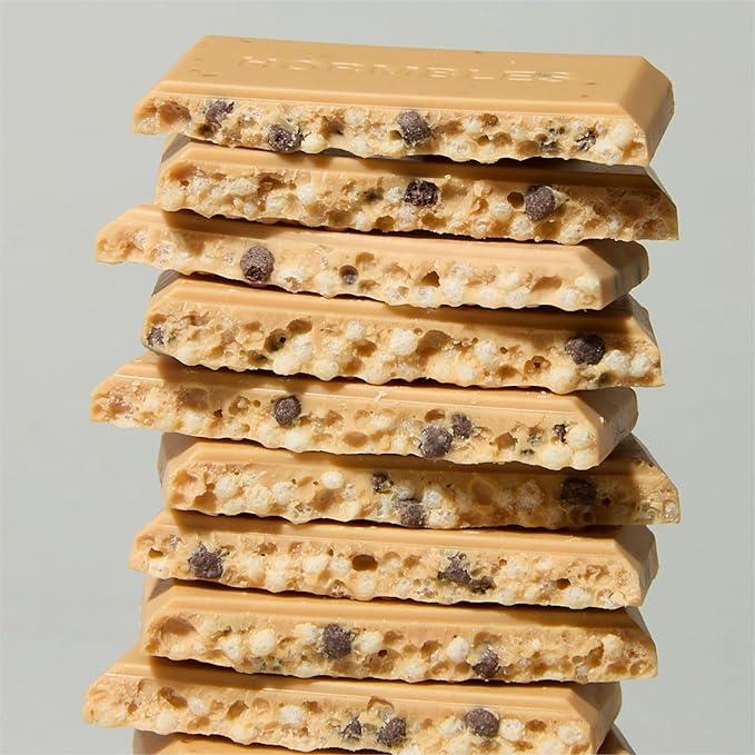 Hormbles Chormbles Protein Candy Bars, Peanut Butter, 10g Protein, 0g Sugar, 140 Calories, Peanut Butter Candy With Cocoa Crunchy Pieces, Sugar Free Snacks or Dessert, 1.06 Oz, 12 Pack