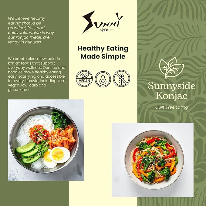 Ketoslim Mo High Fiber Konjac Noodles 2 Pack – Keto, Vegan, Paleo, Low Carb, Sugar-Free & Gluten-Free (20)