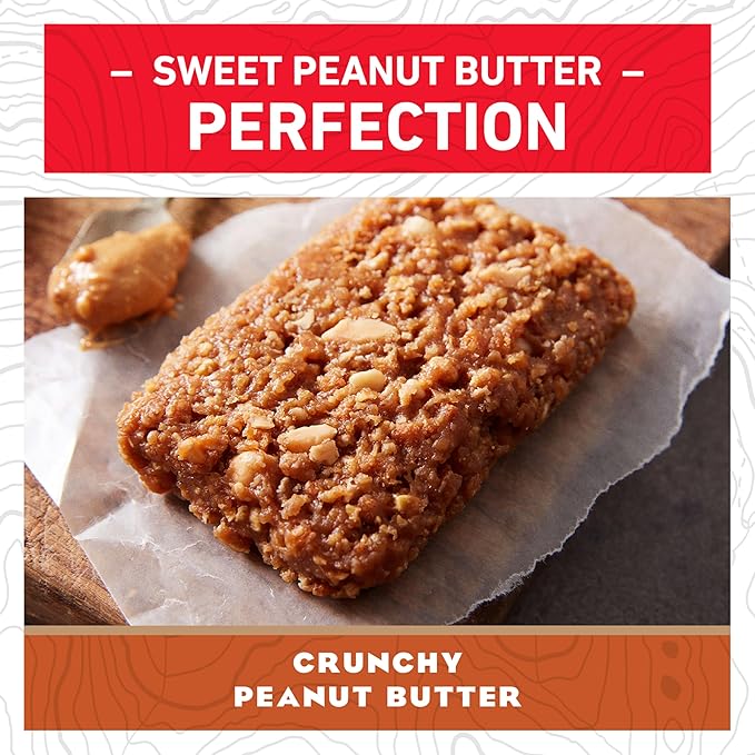 CLIF BAR - Energy Protein Bars - Crunchy Peanut Butter - Made with Organic Oats - Energy Bars - Non-GMO - (15 Pack)