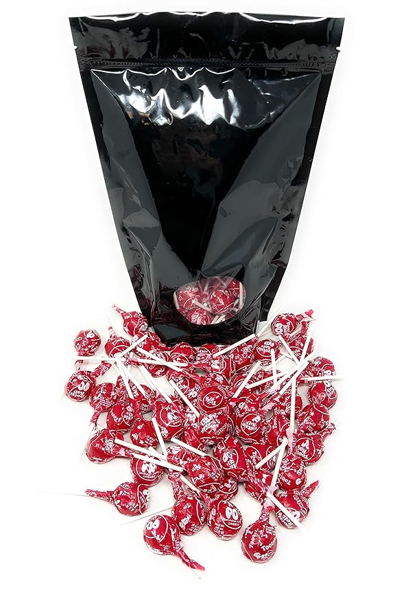 Cherry Red Tootsie Pops Bulk Candy 50+ Count Lollipops Suckers Variety Value Pack Aprox. 2.25 lbs (36 Oz)