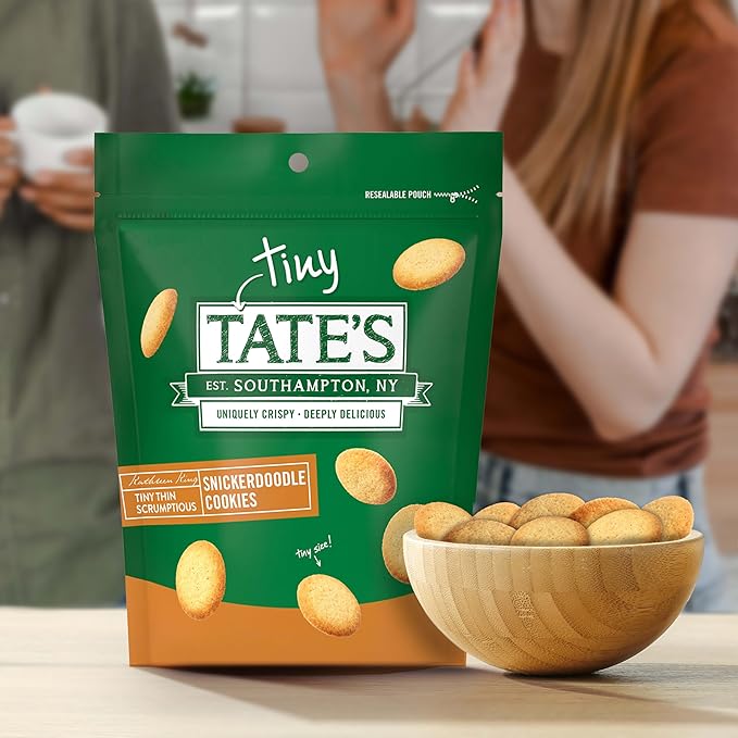 Tate's Bake Shop Tiny Snickerdoodle Cookies, 3-5.5 oz Bags