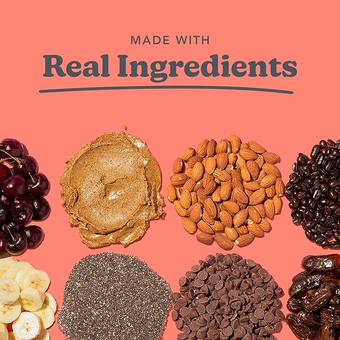 Love + Chew Superfood Soft Baked Vegan Cookies, Gluten Free, 7g Plant Based Protein Cookie, Healthy Snacks for Adults or Kids, Refined Sugar Free, Individually Wrapped, Pumpkin Chocolate Chip, 10 Pack