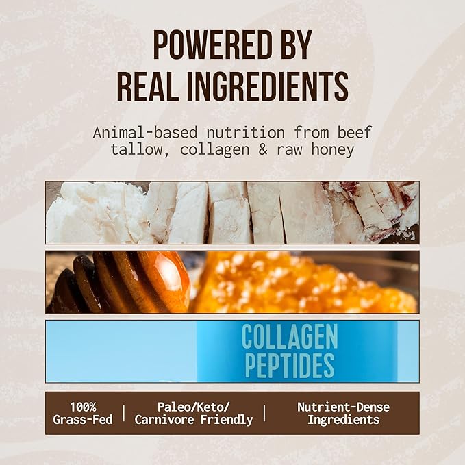 PRIMA ANCESTRAL PROTEIN BAR Grass Fed Protein Bars, 7 Pack – Animal-Based Protein Bar with Beef Tallow, Raw Honey, Seed Oil Free, Low Carb, Gluten-Free – Healthy, Energy Snacks for Clean Lifestyle (7 Pack, Variety Pack)