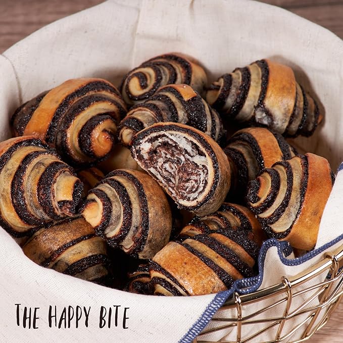 Stern’s Bakery Chocolate Croissants | Approx 25 Rugelach Pastries | Chocolate Cakes | Holiday Food Gifts, Thanksgiving, Christmas, New Year’s | Dairy & Nut Free Bakery