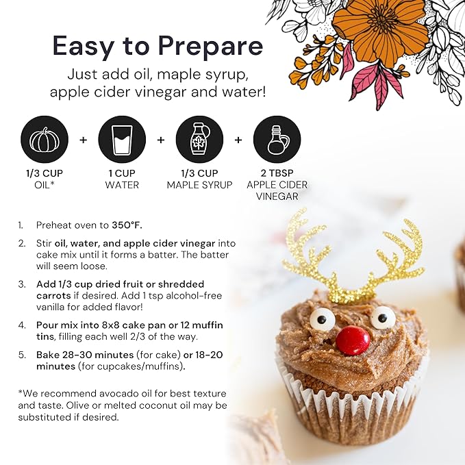 eat G.A.N.G.S.T.E.R. Cinnawin Spice Cake & Muffin Mix 3-Pack, Allergy-Friendly Baking Mix, Grain-Free, No Dairy, Nuts, Gluten, Dairy, For Paleo & AIP Diets, Delicious Cakes, Muffins and Cupcakes