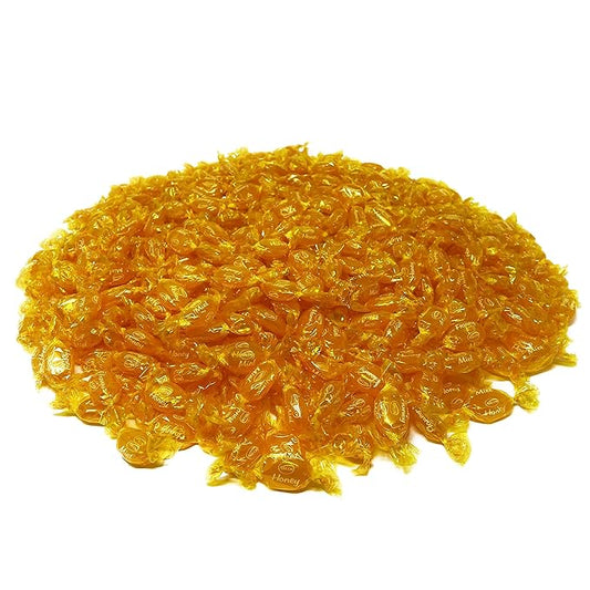 Honey Filled Hard Candy - 6 lbs - Honey Flavored Classic Bon Bons Filled with Real Honey - Bulk American Vintage Sweets- Individually Wrapped, 96 oz.