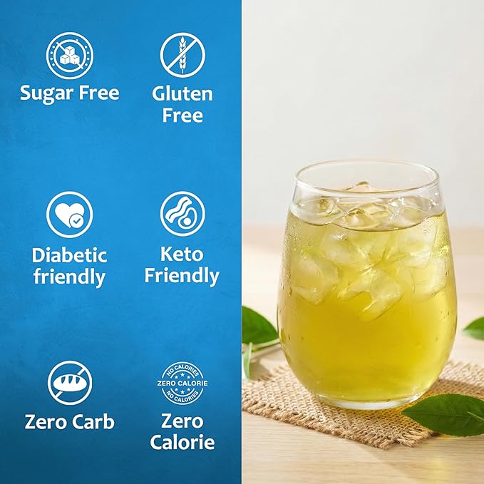 Syruvia Sugar Free Green Tea Flavored Syrup for Drinks, Cocktails, Lemonades, Iced Teas and Desserts – 25.4 fl oz