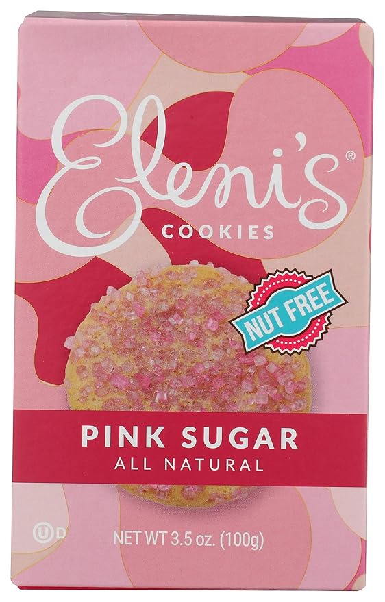 Eleni's New York Crisp Pink Sugar Cookie, 3.5 OZ