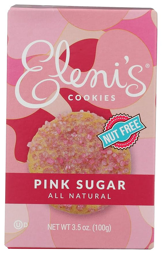 Eleni's New York Crisp Pink Sugar Cookie, 3.5 OZ