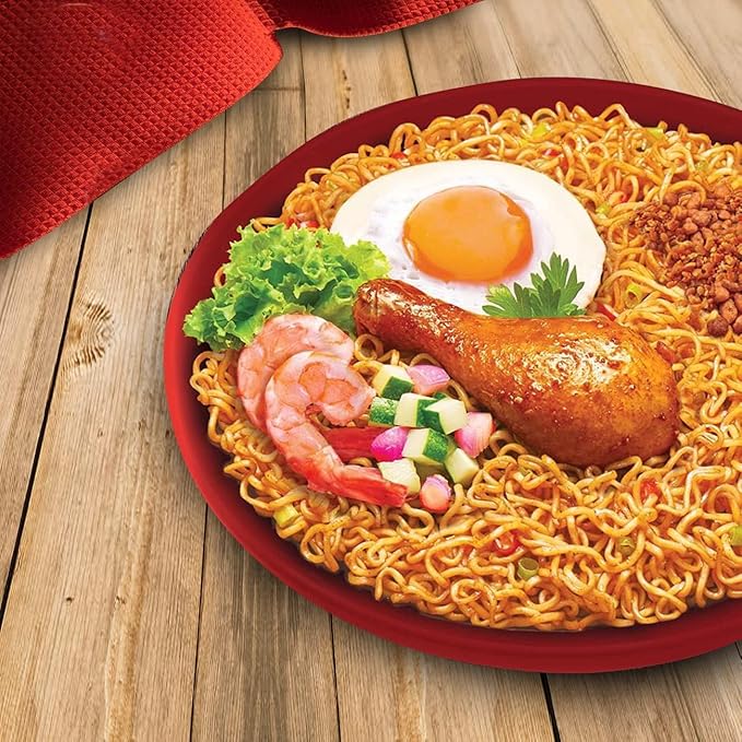 Mi Sedaap Mi Goreng Instant Stir Fry Noodles (Pack of 5) Original Flavor Asian Noodles – Halal Certified