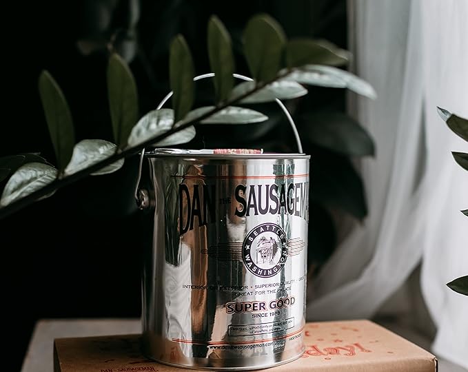 Dan the Sausageman Signature Gifts: Ready-to-Serve Gourmet Snack Basket | Premium Beef Summer Sausage and Cheese (Perfect Palate)
