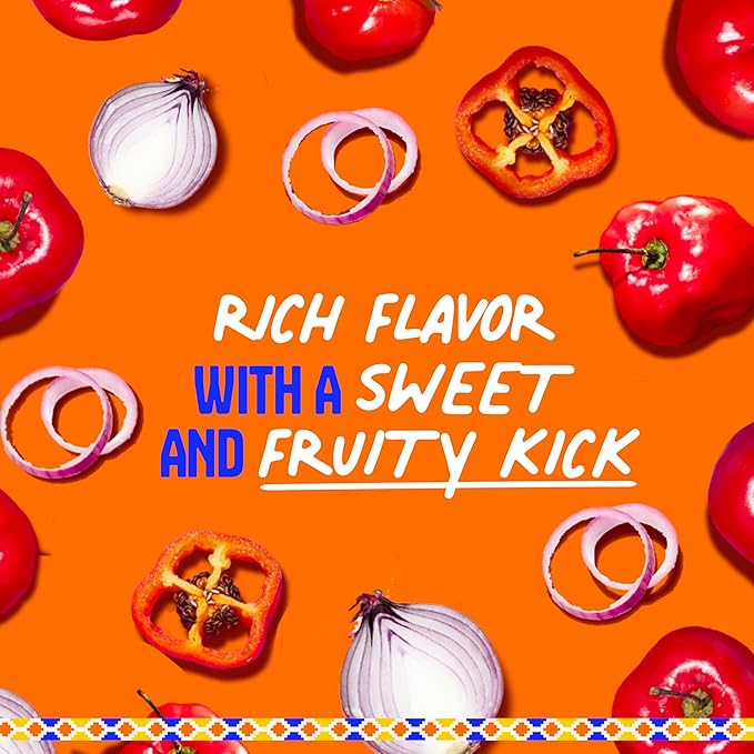 Tari Hot Sauce - Tropical Kick - Sweet & Chunky Kick - Game Day Favorite - 11.8oz