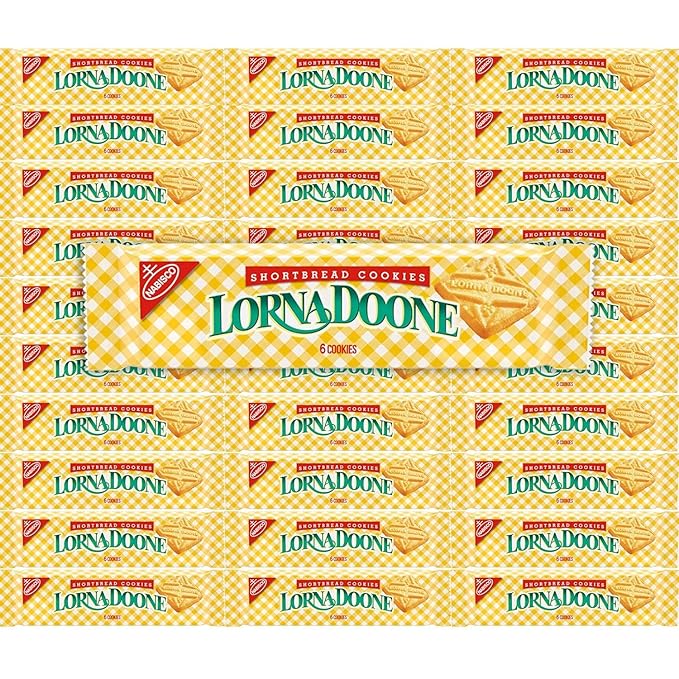 Lorrnna Doone Shortbread Cookies - 30 Pack - The Hampton Candy Company + edlvs sticker