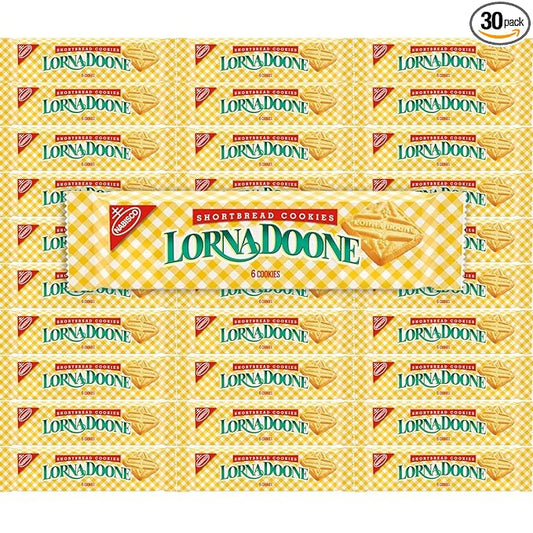Lorrnna Doone Shortbread Cookies - 30 Pack - The Hampton Candy Company + edlvs sticker