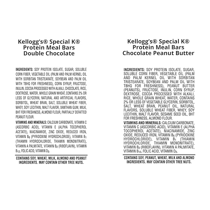 Special K Bar Protein Meal Bars, Meal Replacement, Variety Pack, 3.18lb Case (4 Boxes, 32 Count)