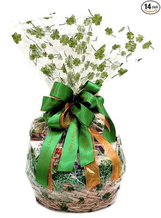 Hand-Crafted 14 Piece customizable chocolate gift basket of gourmet chocolates, cookies, and crunches. Tasty treats selected for businesses, clients, employees, birthdays, thank you and more!