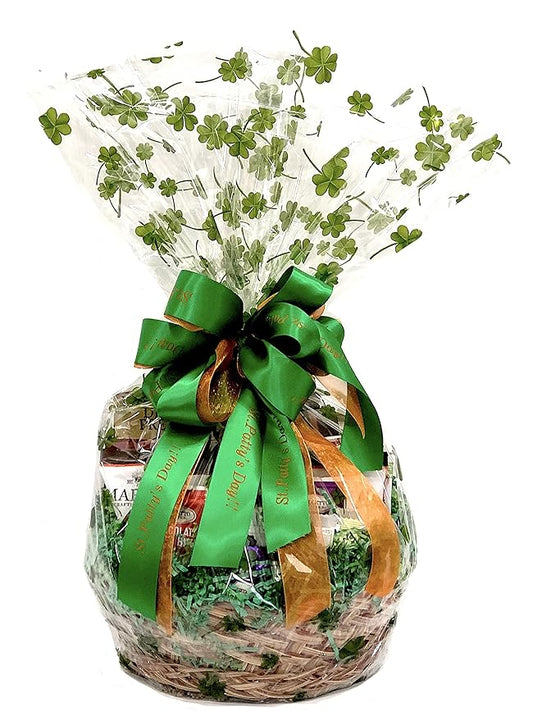Hand-Crafted 28 Piece customizable chocolate gift basket of gourmet chocolates, cookies, and crunches. Tasty treats selected for businesses, clients, employees, birthdays, thank you and more!