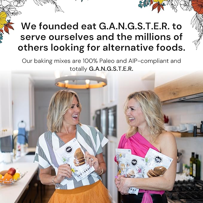 eat G.A.N.G.S.T.E.R. Dark Choconot Fudge Cake & Muffin Mix 3-Pack, Allergy-Friendly Baking Mix, Grain-Free, No Dairy, Nuts, Gluten, Dairy, For Vegan, Paleo & AIP Diets, Chocolate Cakes, Muffins and Cupcakes