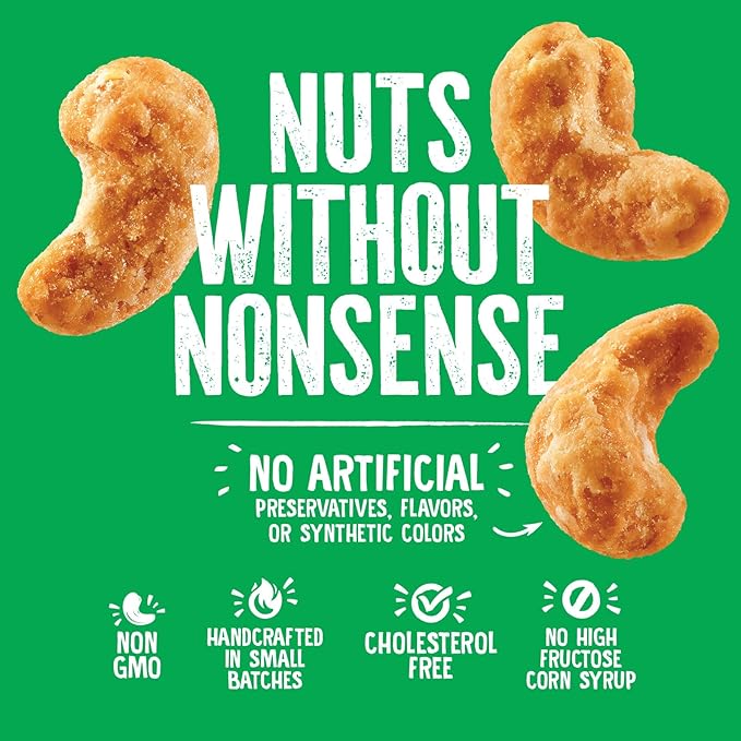 Emerald Honey Glazed Cashews (1-Pack) | 36oz Resealable Bulk Bag | Kosher Dairy Certified, Non-GMO | Contains No Artificial Preservatives, Flavors or Synthetic Colors