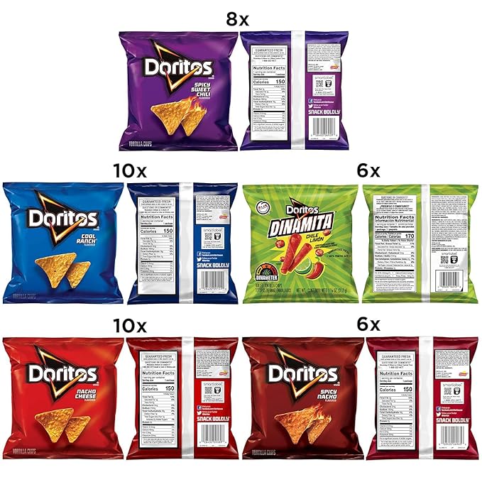 Doritos Flаvоrеd Tortilla Chiрs Variety Pack Doritos Variety