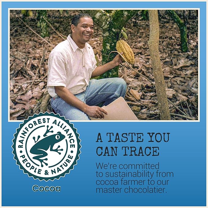 Chocolove Peppermint Dark Chocolate Bars | 55% Cocoa | Crafted in Semi-sweet Belgian Chocolate | Non GMO, Rainforest Alliance Certified, 3.2oz Bar (12 Pack)