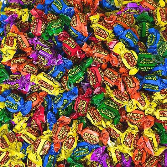 Ultimate Sour Fruit Taffy Mix 2 Lbs Bulk Candy Assorted Variety Mix Gluten Free, Nut Free, Soft & Chewy Classic Saltwater Taffies Individually Wrapped 120+Pcs (32-Oz)