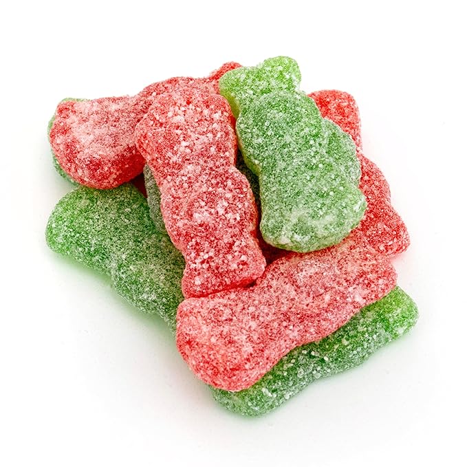 SOUR PATCH KIDS Red & Green Soft & Chewy Holiday Candy, Bulk Candy, 12 - 3.1 oz Boxes