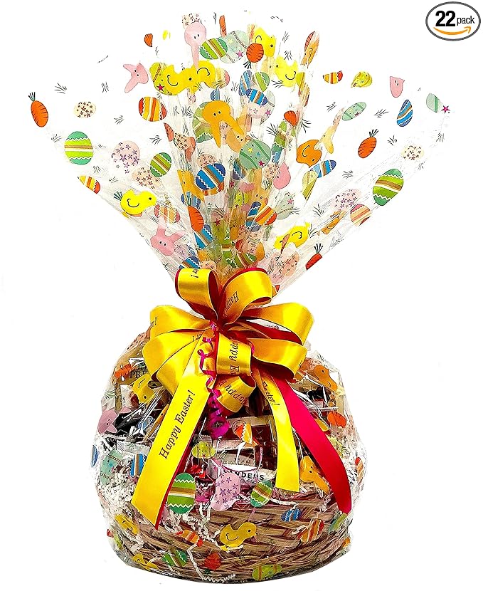 Hand-Crafted 22 Piece customizable chocolate gift basket of gourmet chocolates, cookies, and crunches. Tasty treats selected for businesses, clients, employees, birthdays, thank you and more!