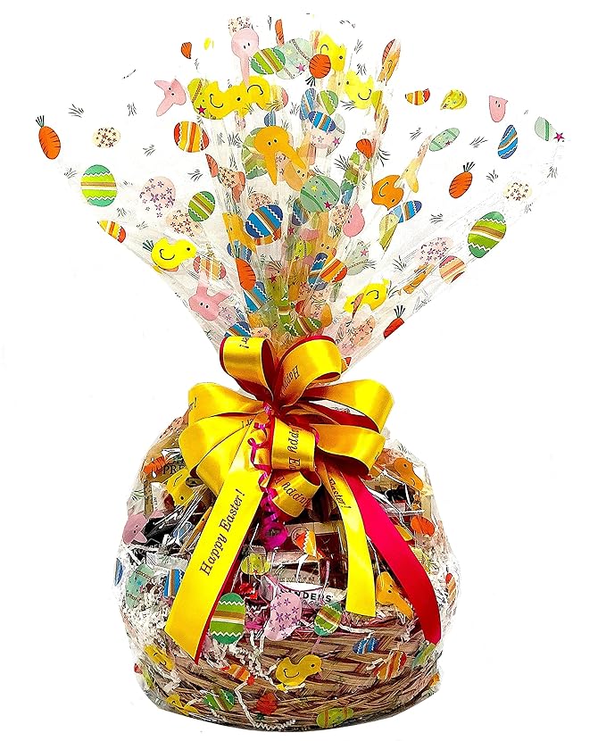 Hand-Crafted 33 Piece customizable chocolate gift basket of gourmet chocolates, cookies, and crunches. Tasty treats selected for businesses, clients, employees, birthdays, thank you and more!