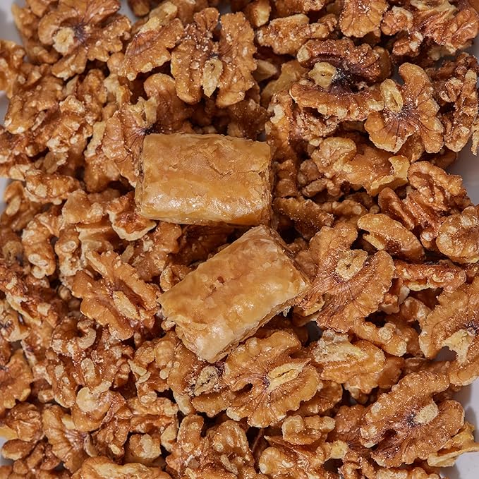 Snacklava Walnut Baklava - 20 Pack (80 Pieces) - No Artificial Ingredients, Colors or Preservatives - Premium Handmade Pastries
