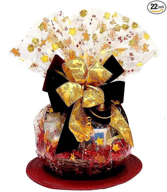 Hand-Crafted 22 Piece customizable chocolate gift basket of gourmet chocolates, cookies, and crunches. Tasty treats selected for businesses, clients, employees, birthdays, thank you and more!